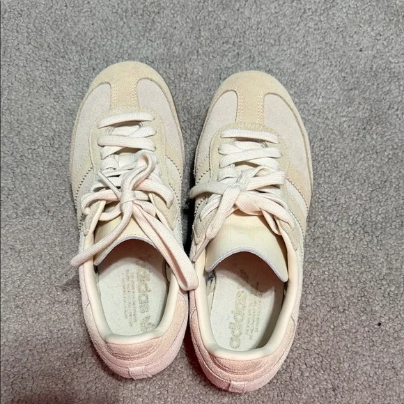 Adidas Cream and Tan Sambas - Picture 6 of 7